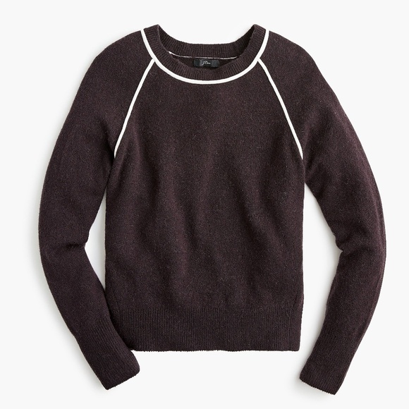 J. Crew Black Raglan Sleeve Sweater - Picture 1 of 3